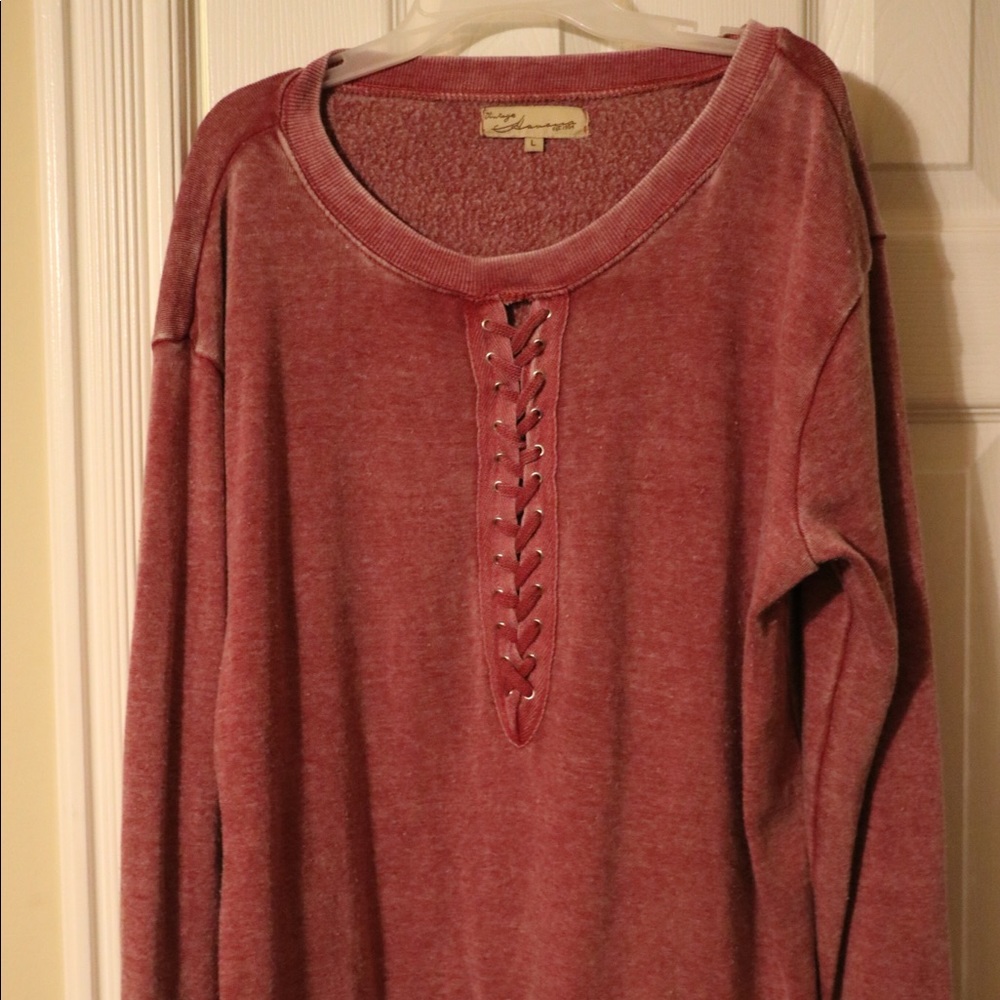 Crimson Pullover